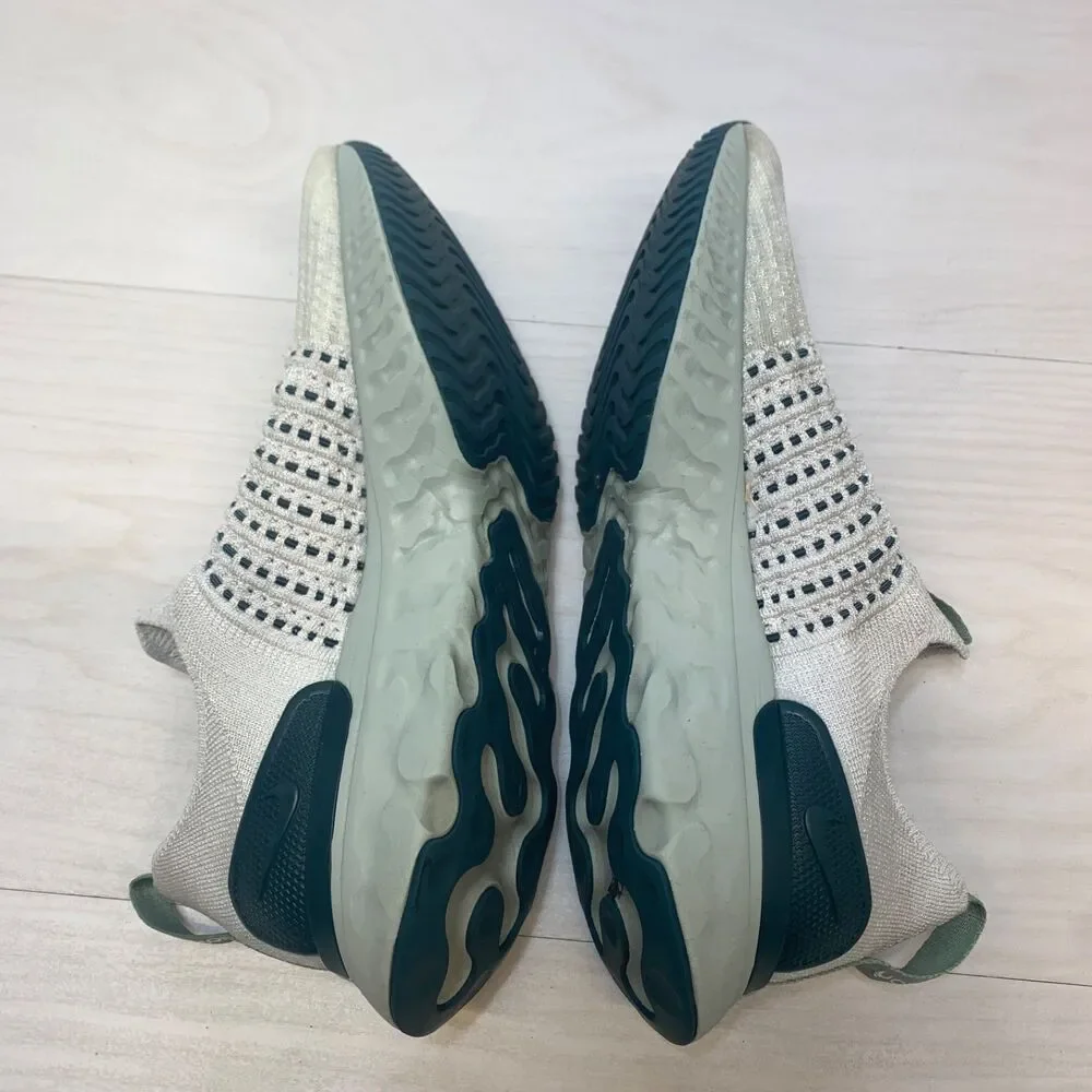 Womens‎ Size 9 Nike React Phantom Run 2 White Teal Running Shoes DO6698-001